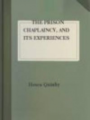 The Prison Chaplaincy, And Its Experiences